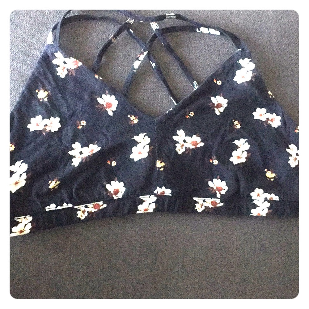 Forever 21 Plus Size Floral Bralette